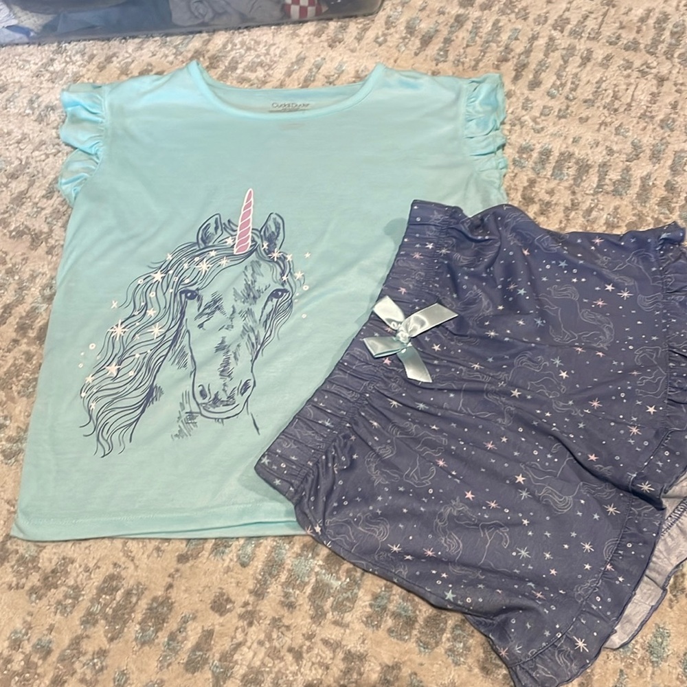 Cuddl duds girls pajamas. Size large. 10/12